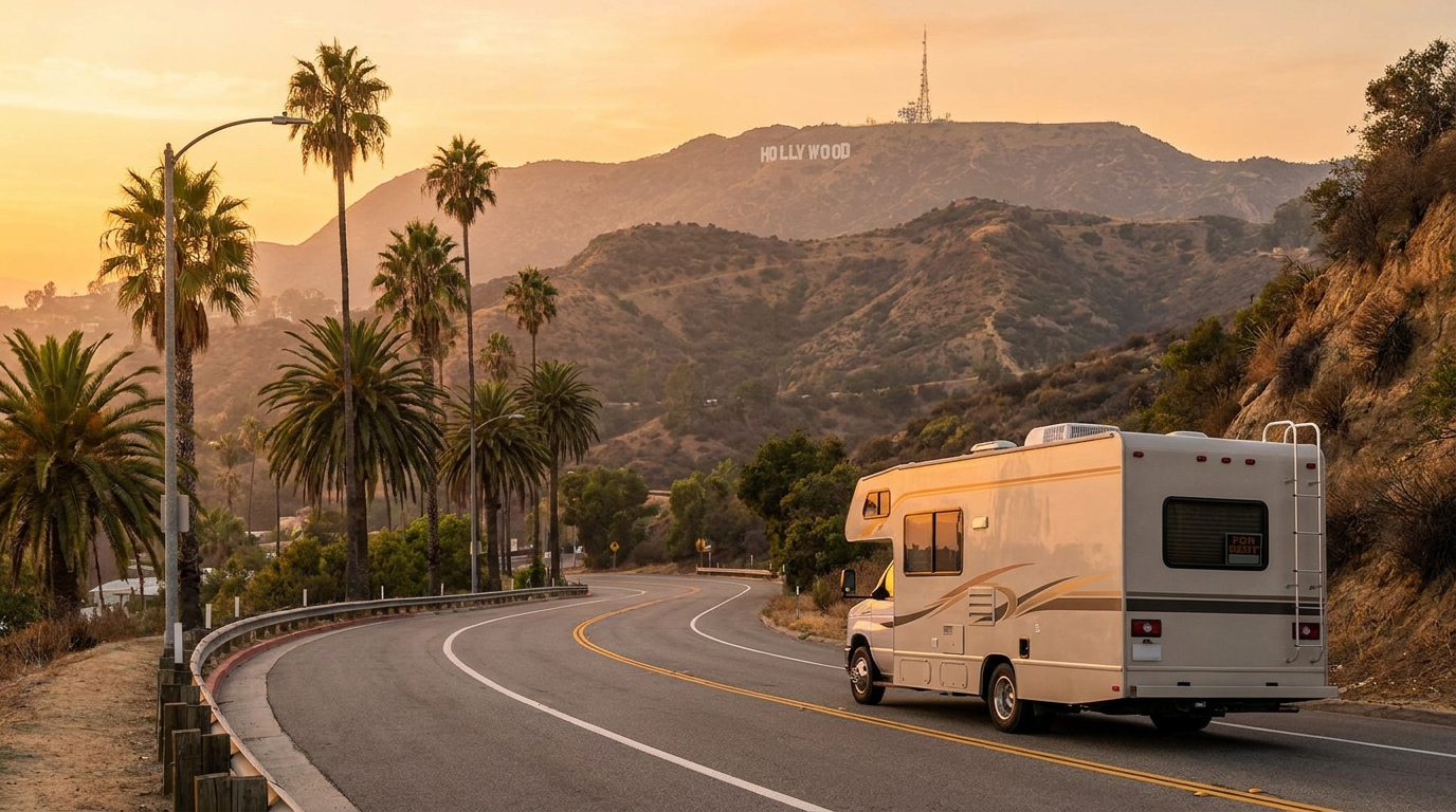 Nabídky na pronájem obytných vozů v Los Angeles – trasy a úspory 2026